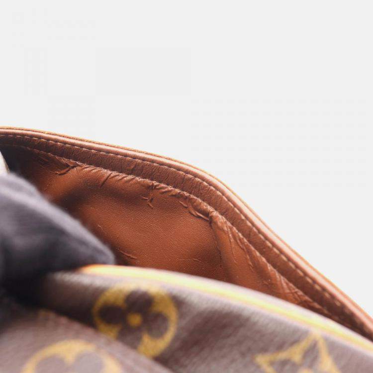 Pre Owned Louis Vuitton Blois Crossbody Shoulder Bag  Monogram Canvas Brown