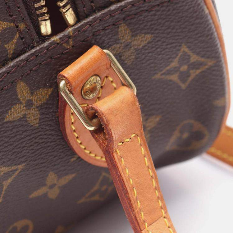 Pre Owned Louis Vuitton Blois Crossbody Shoulder Bag  Monogram Canvas Brown