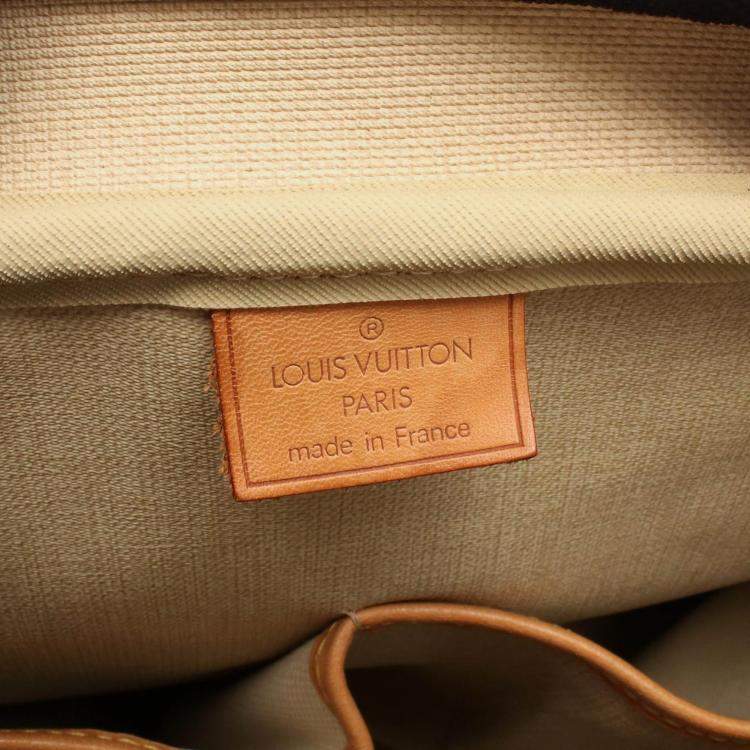Pre Owned Louis Vuitton Deauville Bowling Vanity Handbag  Monogram Canvas