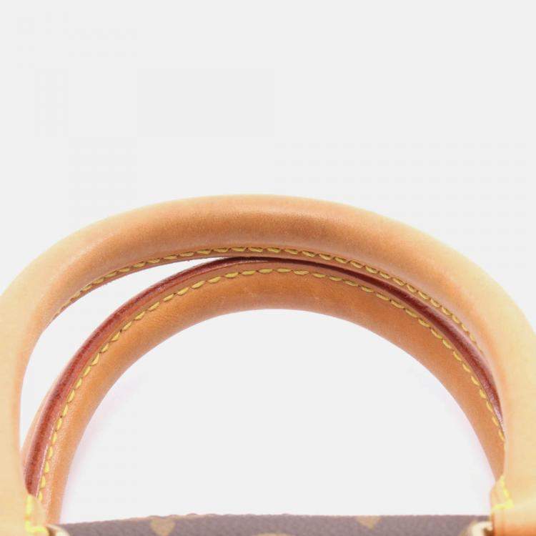 Pre Owned Louis Vuitton Deauville Bowling Vanity Handbag  Monogram Canvas
