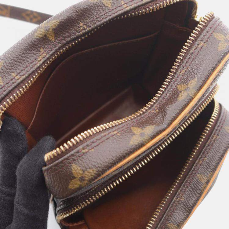 Pre Owned Louis Vuitton Amazon Crossbody Shoulder Bag  Monogram Canvas Brown