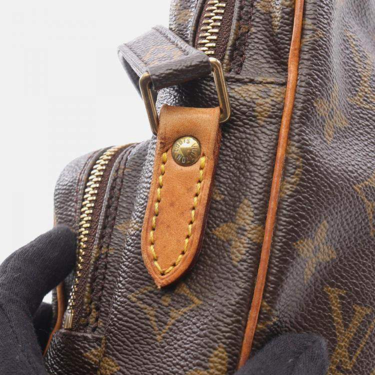 Pre Owned Louis Vuitton Amazon Crossbody Shoulder Bag  Monogram Canvas Brown