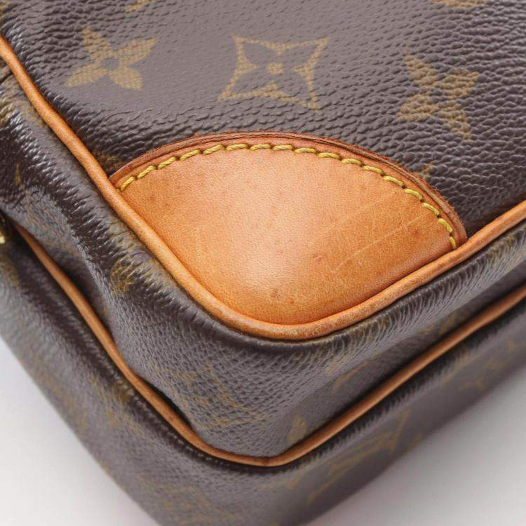 Pre Owned Louis Vuitton Amazon Crossbody Shoulder Bag  Monogram Canvas Brown