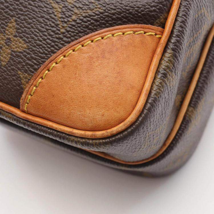 Pre Owned Louis Vuitton Amazon Crossbody Shoulder Bag  Monogram Canvas Brown