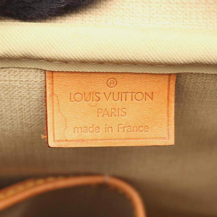 Pre Owned Louis Vuitton Deauville Bowling Vanity Handbag  Monogram Canvas