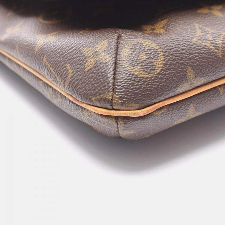 Pre Owned Louis Vuitton Mudget Salsa Short Strap Shoulder Bag  Monogram Canvas