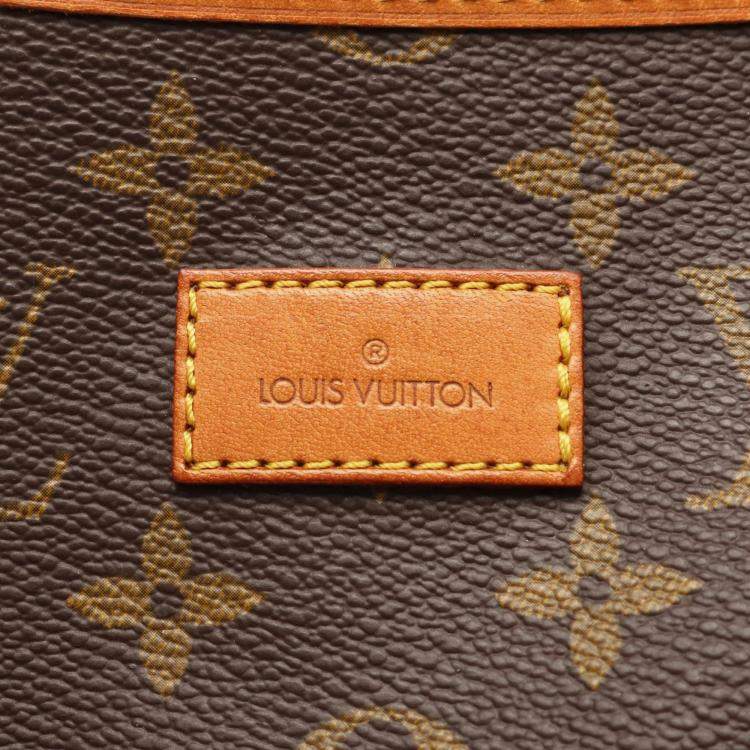 Pre Owned Louis Vuitton Samuel 35 Crossbody Shoulder Bag  Monogram Canvas Brown
