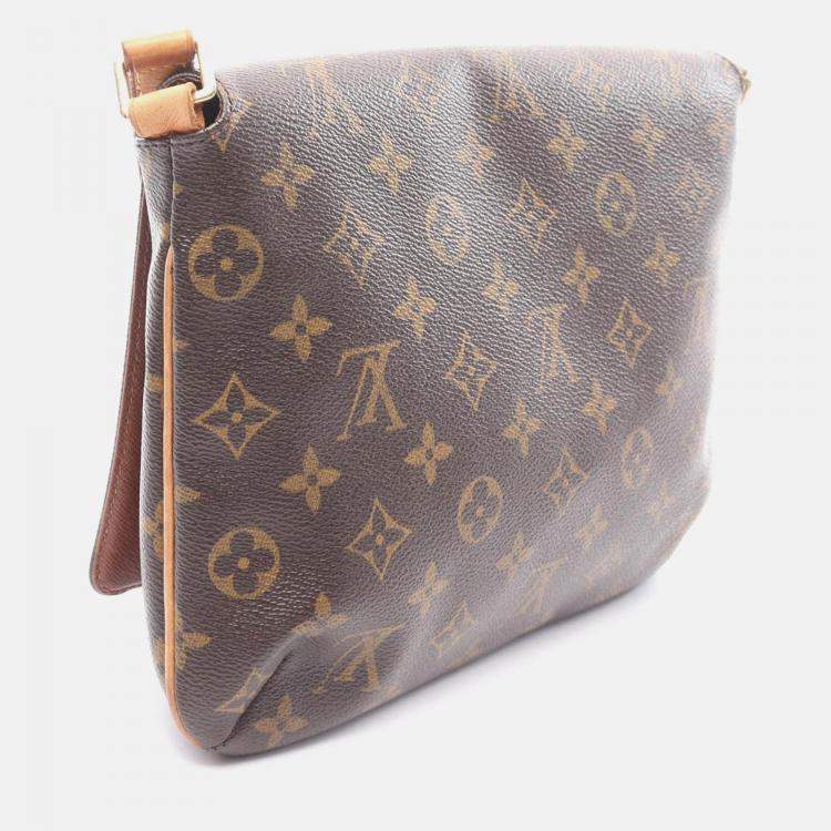 Pre Owned Louis Vuitton Musette Tango Long Strap Shoulder Bag  Monogram Canvas