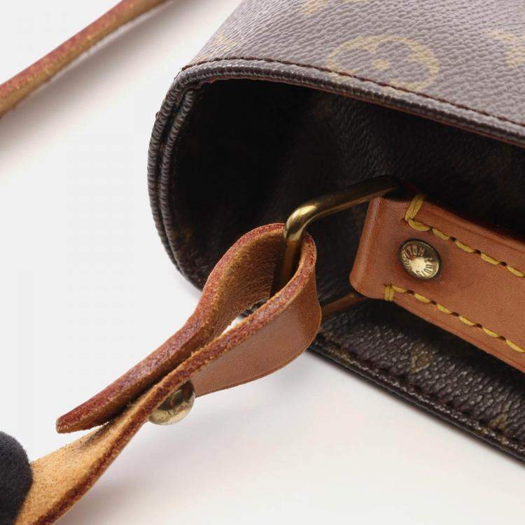 Pre Owned Louis Vuitton Cartouchiere Gm Crossbody Shoulder Bag  Monogram Canvas