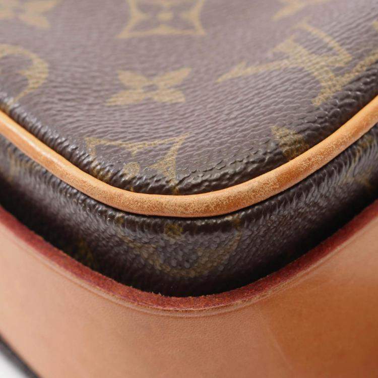 Pre Owned Louis Vuitton Cartouchiere Gm Crossbody Shoulder Bag  Monogram Canvas