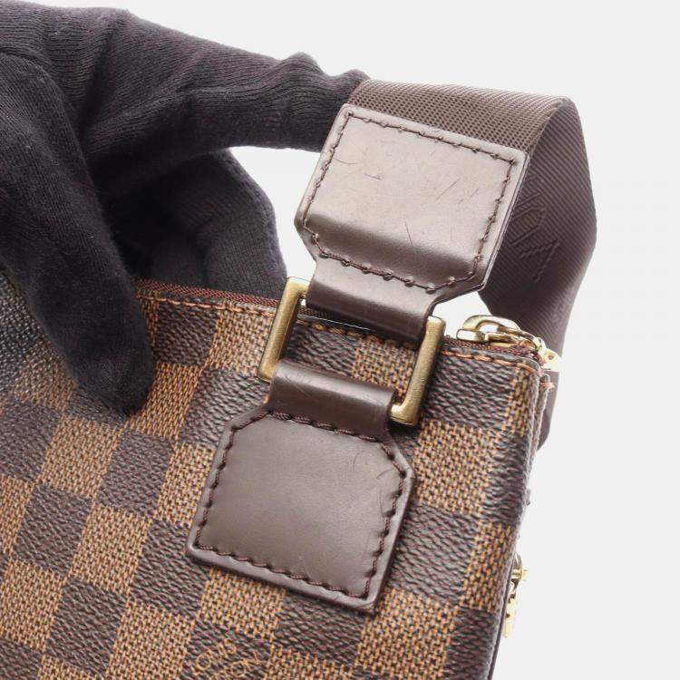 Pre Owned Louis Vuitton Pochette Bosphore Crossbody Shoulder Bag  Damier Ebene