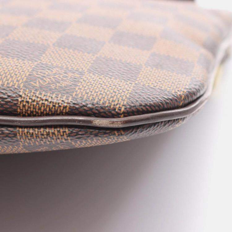 Pre Owned Louis Vuitton Pochette Bosphore Crossbody Shoulder Bag  Damier Ebene