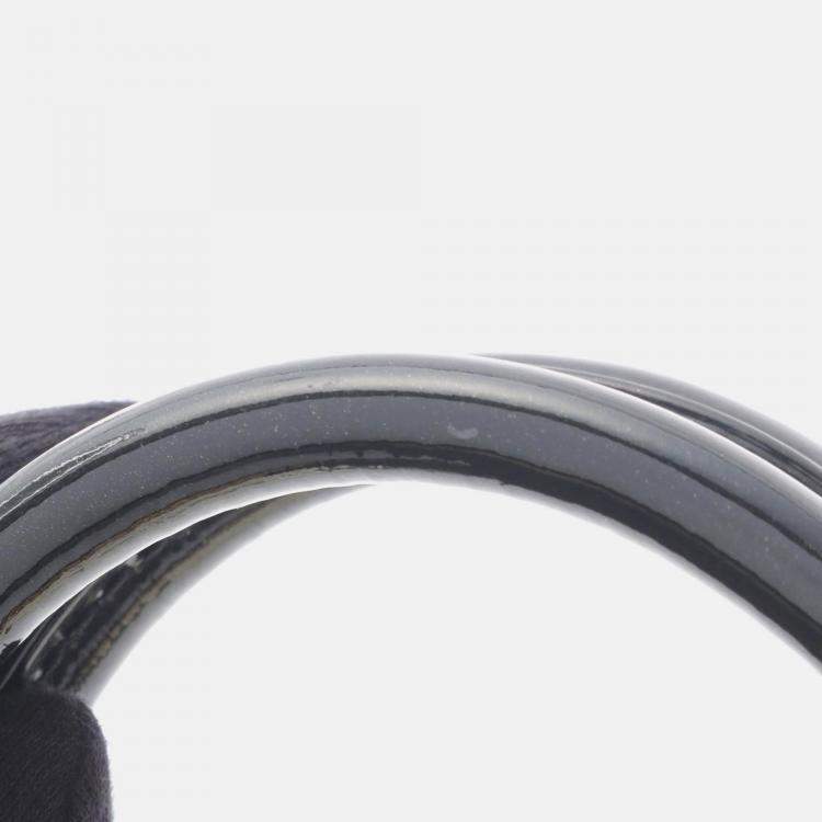 Pre Owned Louis Vuitton Alma Pm Sticker Animation Handbag  Vernis Leather White