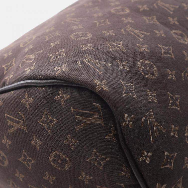 Pre Owned Louis Vuitton Speedy Bandouliere 30 Shoulder Handbag  Monogram Idylle