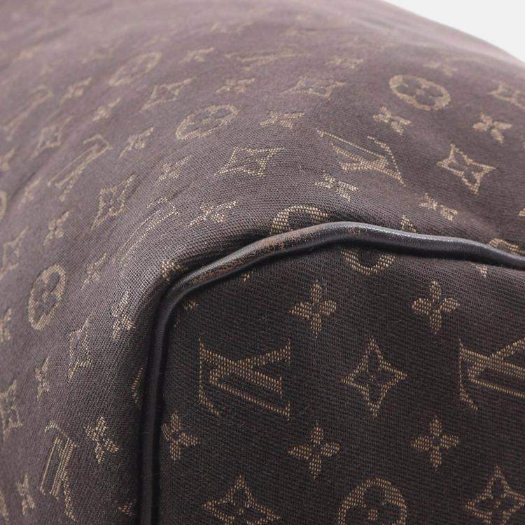 Pre Owned Louis Vuitton Speedy Bandouliere 30 Shoulder Handbag  Monogram Idylle