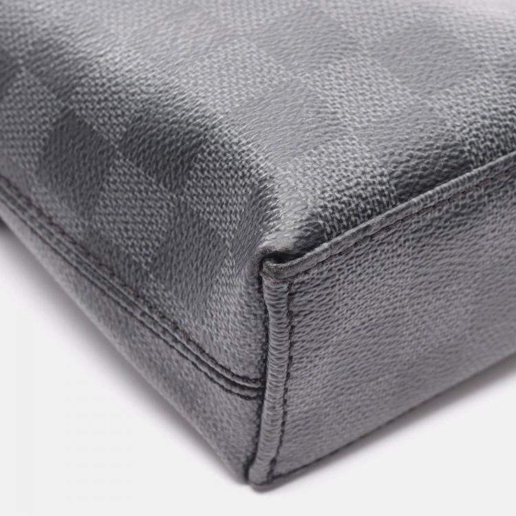 Pre Owned Louis Vuitton Pdj Porte De Couman Jules Business Bag Damier Graphite