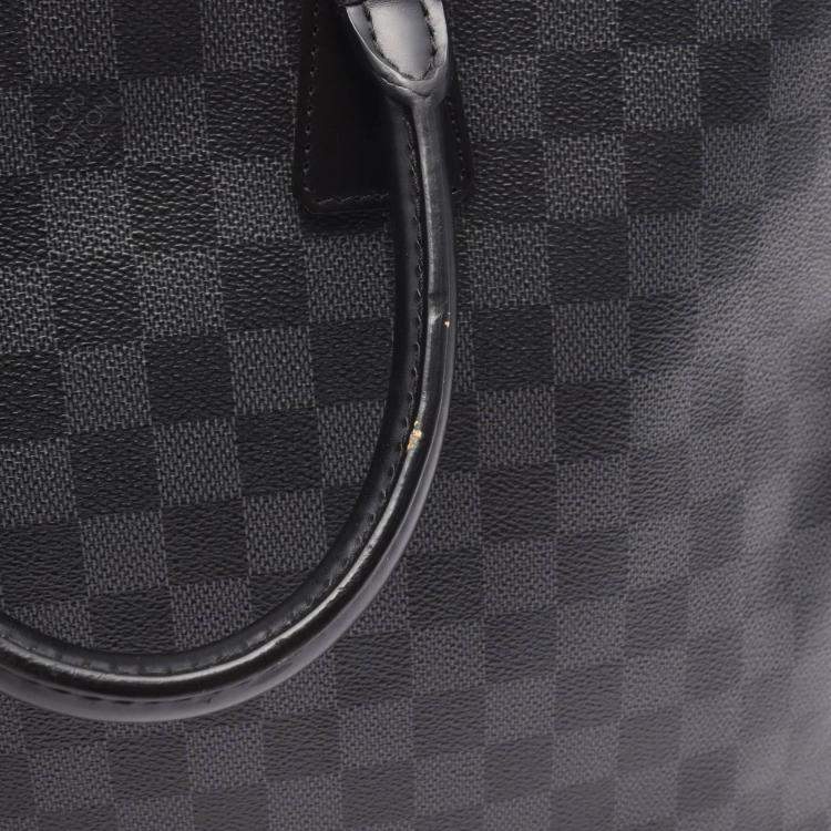 Pre Owned Louis Vuitton Pdj Porte De Couman Jules Business Bag Damier Graphite