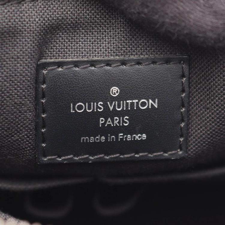 Pre Owned Louis Vuitton Pdj Porte De Couman Jules Business Bag Damier Graphite