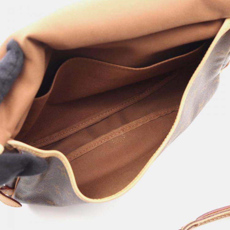 Pre Owned Louis Vuitton Saumur 30 Crossbody Shoulder Bag  Monogram Canvas