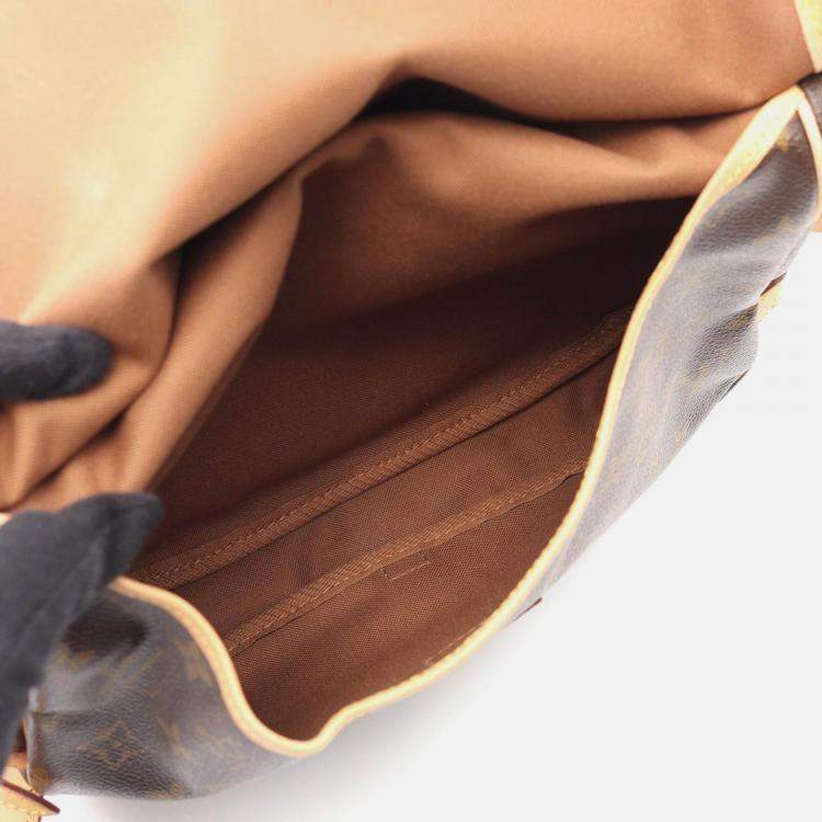 Pre Owned Louis Vuitton Saumur 30 Crossbody Shoulder Bag  Monogram Canvas