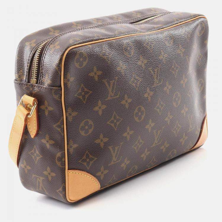 Pre Owned Louis Vuitton Trocadero 30 Crossbody Shoulder Bag  Monogram Canvas
