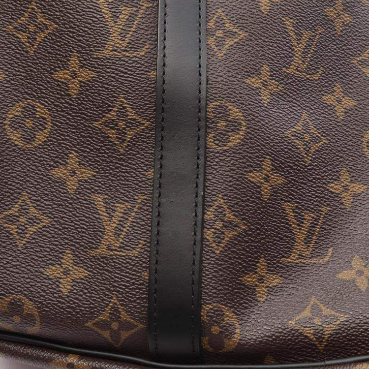 Pre Owned Louis Vuitton PDV PM Business Bag  Monogram Macassar Canvas Brown Bk