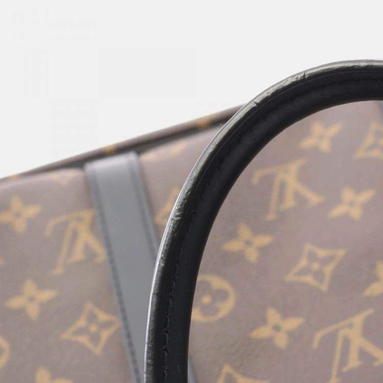 Pre Owned Louis Vuitton PDV PM Business Bag  Monogram Macassar Canvas Brown Bk