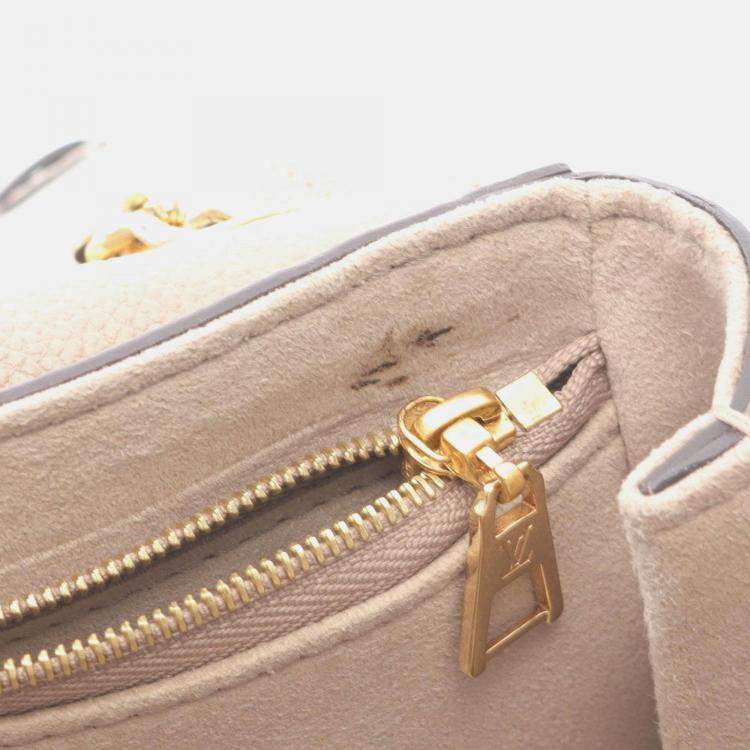 Pre Owned Louis Vuitton Vavin PM Chain Shoulder Bag  Monogram Empreinte Beige
