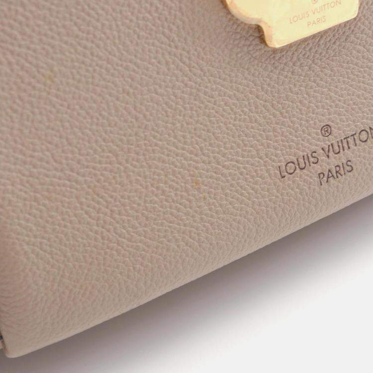 Pre Owned Louis Vuitton Vavin PM Chain Shoulder Bag  Monogram Empreinte Beige