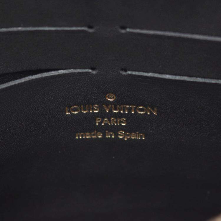 Pre Owned Louis Vuitton Portefeuille Vavin Chain Shoulder Bag  Damier Canvas Ebene