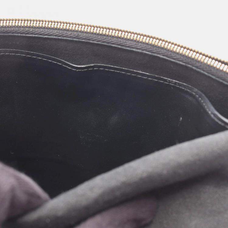 Pre Owned Louis Vuitton Portefeuille Vavin Chain Shoulder Bag  Damier Canvas Ebene