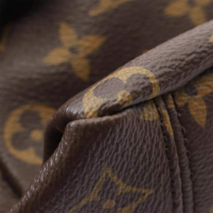 Pre Owned Louis Vuitton Pallas Shoulder Handbag  Monogram Canvas Rose Valerine