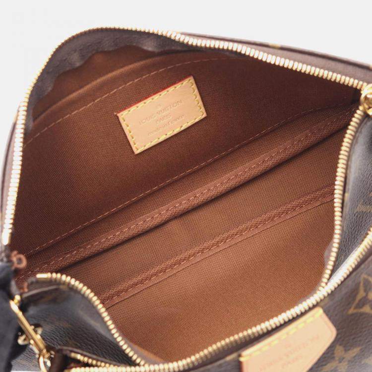Pre Owned Louis Vuitton Multi Pochette Accessoires Shoulder Bag  Monogram Khaki