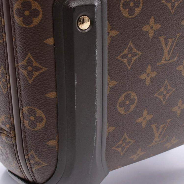 Pre Owned Louis Vuitton Zephyr 55 Suite Case Travel Bag  Monogram Canvas Brown
