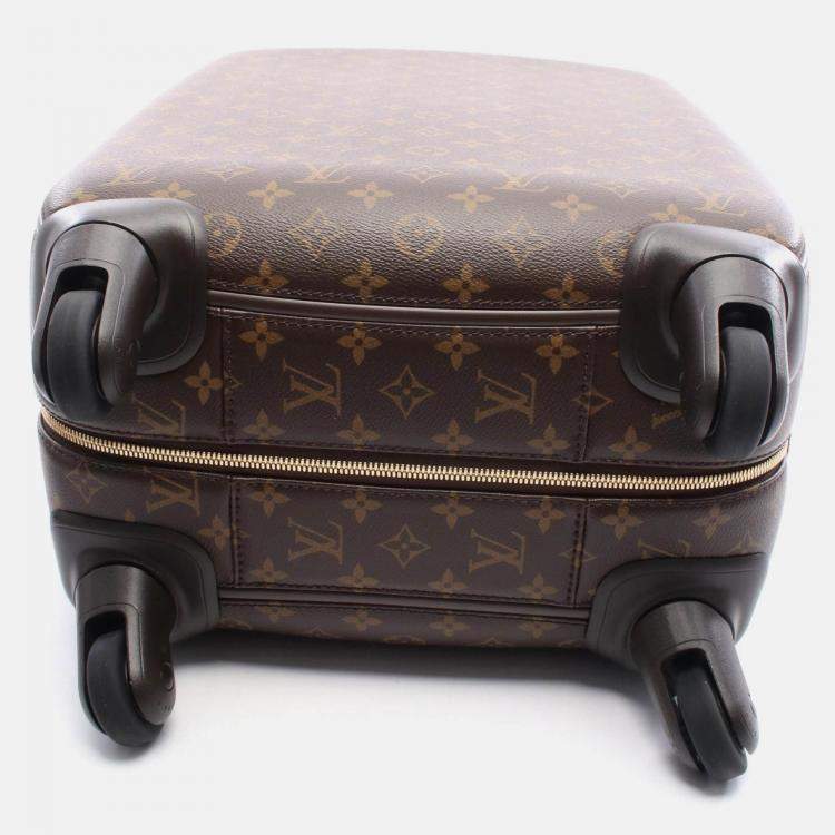 Pre Owned Louis Vuitton Zephyr 55 Suite Case Travel Bag  Monogram Canvas Brown