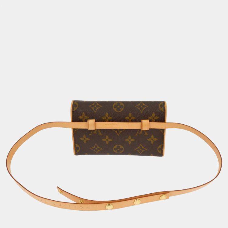 Pre Owned Louis Vuitton Monogram #S Pochette Florentine Belt Bum Bag