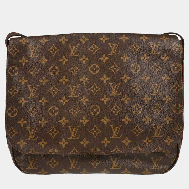 Pre Owned Louis Vuitton Monogram Messenger Beaubourg MM Shoulder Bag