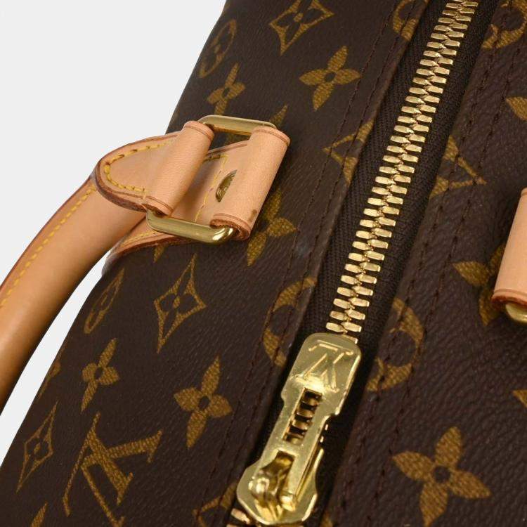 Pre Owned Louis Vuitton Monogram Keepall 55 Travel Duffle Handbag