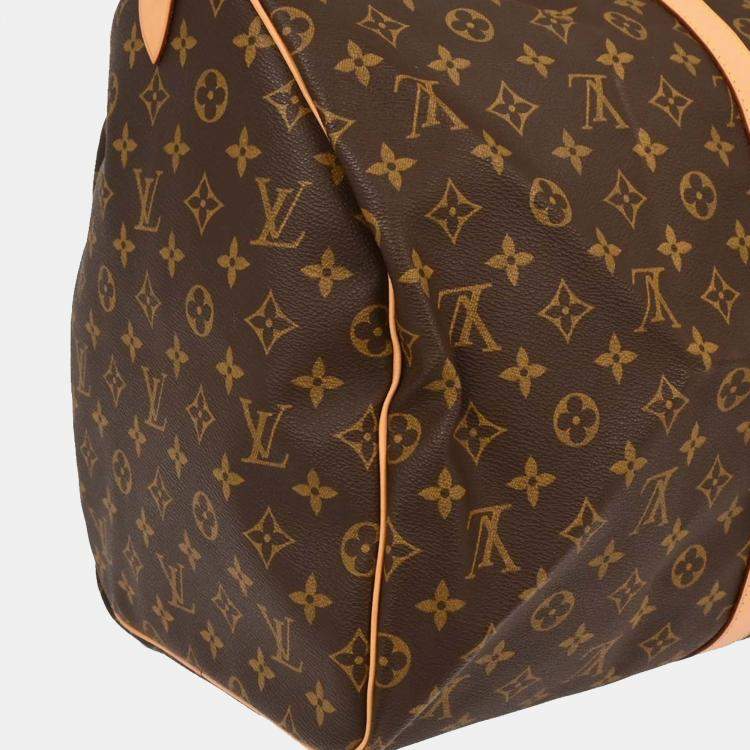 Pre Owned Louis Vuitton Monogram Keepall 55 Travel Duffle Handbag