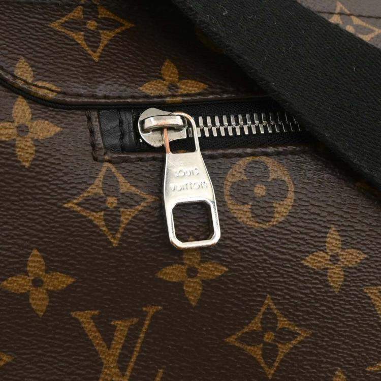 Pre Owned Louis Vuitton Monogram Macassar Christopher Shoulder Bag