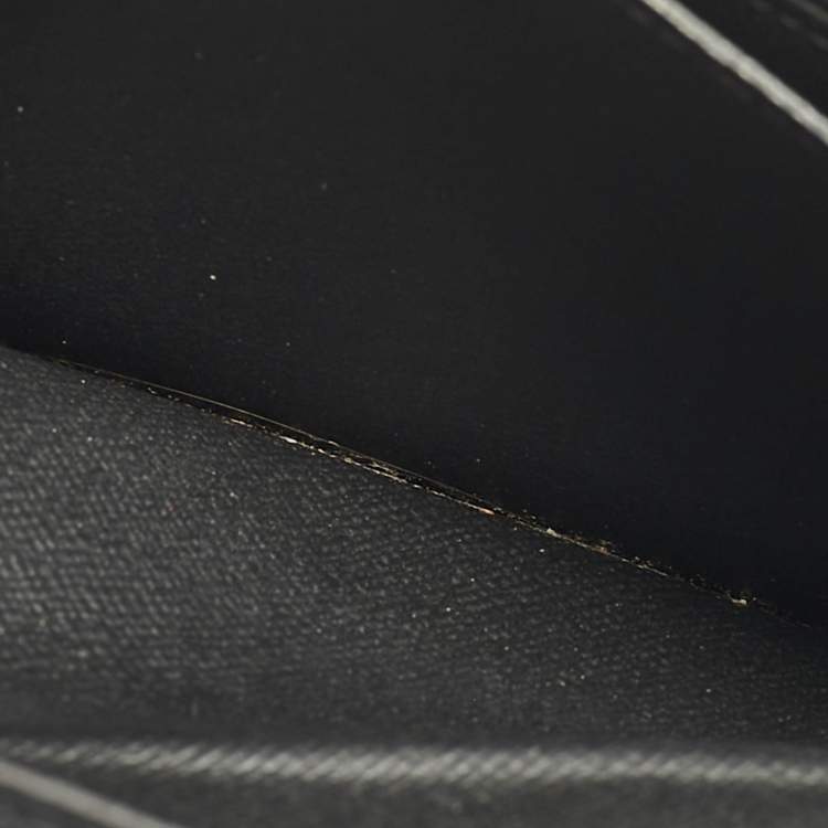 Pre Owned Louis Vuitton Graphite Monogram Canvas Brazza Wallet