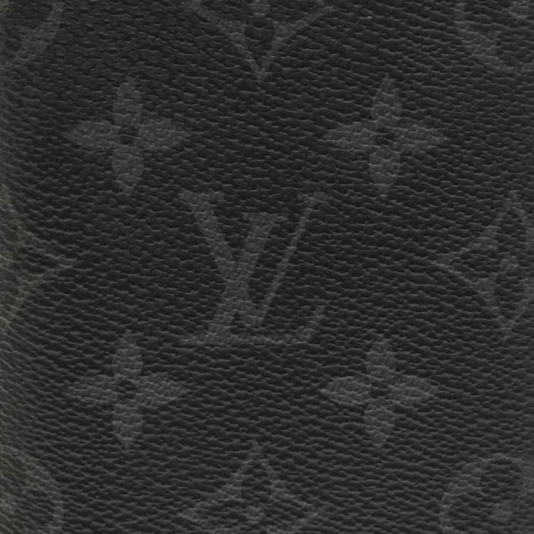 Pre Owned Louis Vuitton Graphite Monogram Canvas Brazza Wallet