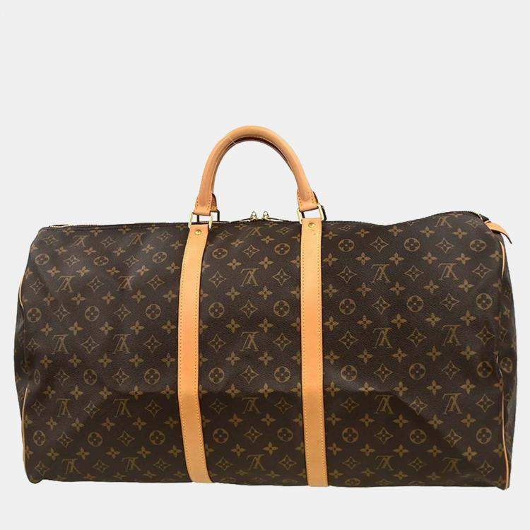 مملوكة مسبقًا Louis Vuitton Monogram Keepall 60 Duffle Handbag