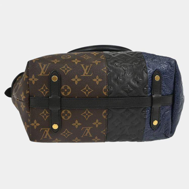 Pre Owned Louis Vuitton Monogram Blocks Tote Handbag
