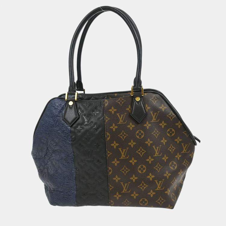 Pre Owned Louis Vuitton Monogram Blocks Tote Handbag