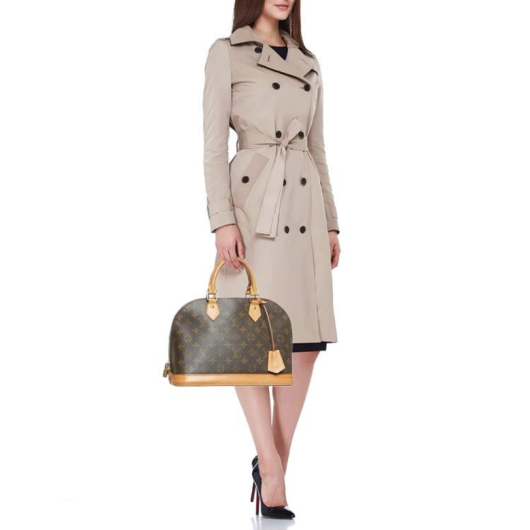 Pre Owned Louis Vuitton Monogram Canvas Alma PM Bag