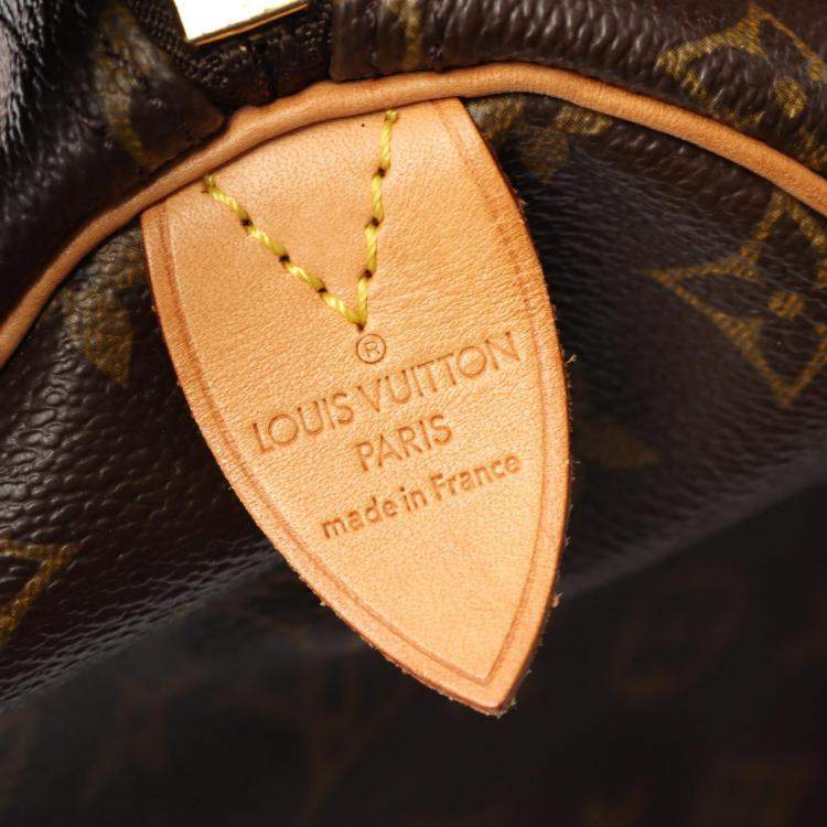 Pre Owned Louis Vuitton Brown Monogram Keepall 55