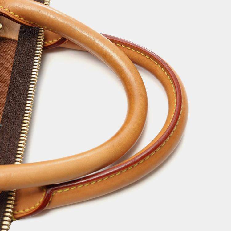 Pre Owned Louis Vuitton Brown Monogram Keepall 55