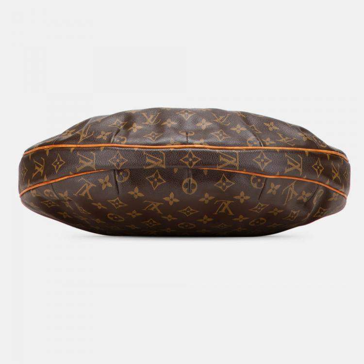 Pre Owned Louis Vuitton Brown Monogram Croissant GM