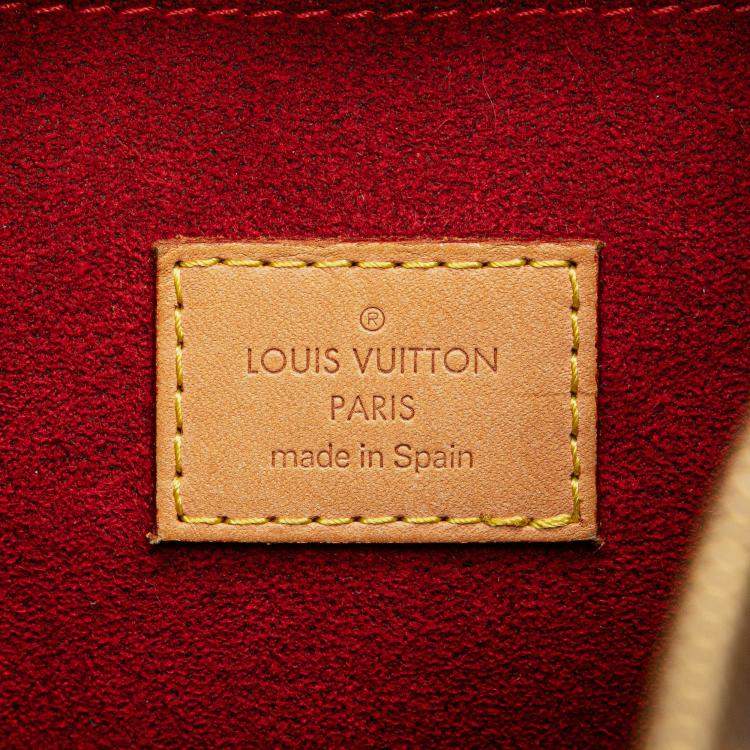 Pre Owned Louis Vuitton Brown Monogram Croissant GM